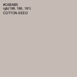 #C6BAB5 - Cotton Seed Color Image